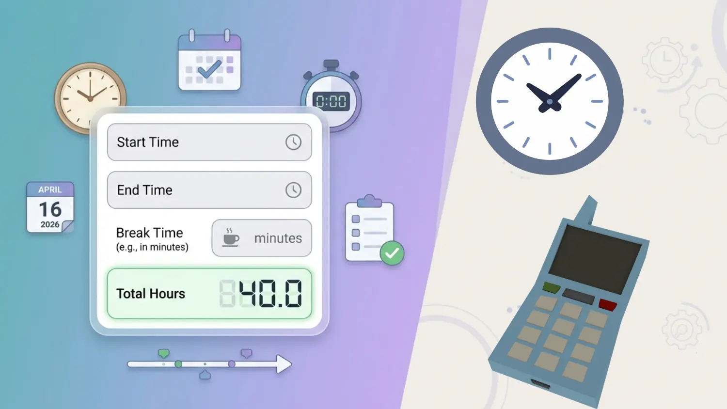 Time card calculator